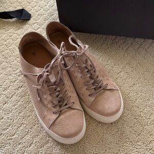 Frye Lena Perf Low Lace Sneakers